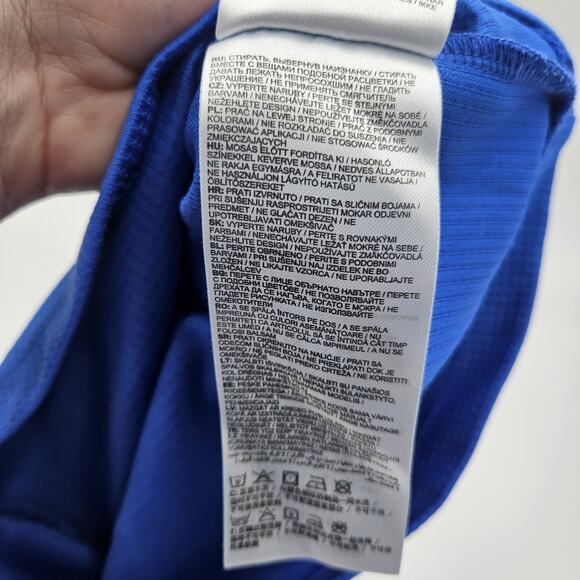 Nike Boys 2T Waffle Knit Hooded Shirt Dry Fit Logo Soccer Graphic Just Do It - Picture 10 of 10